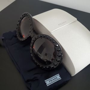 Prada Round Baroque Sunglasses
